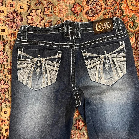 FINAL PRICE Drop Western Cello Bootcut Jeans - Picture 2 of 9